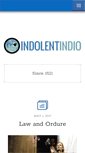 Mobile Screenshot of indolentindio.com